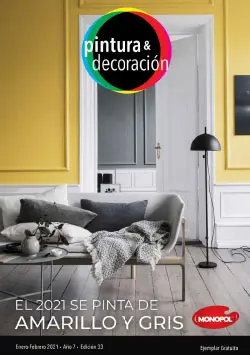 Revista amarillo y gris